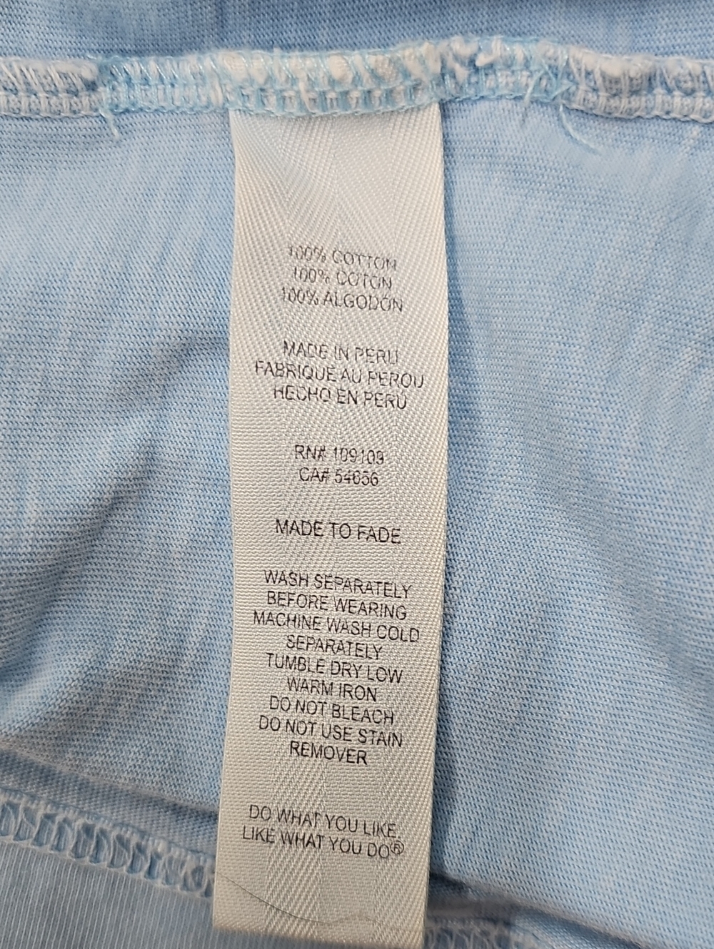 Life Is Good, Beach Umbrella V-neck Tank, Cotton, Light Blue, Size Medium - Picture 8 of 9